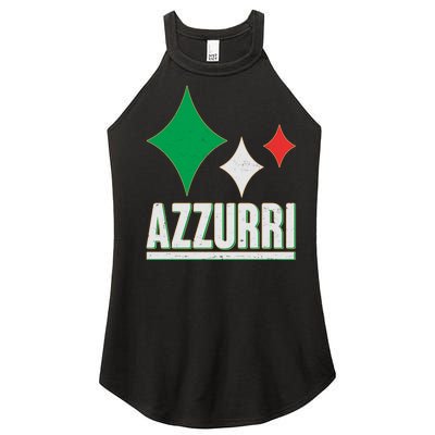 Azzurri Italy Italia Soccer Football 2021 Women’s Perfect Tri Rocker Tank