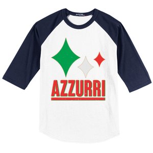 Azzurri Italy Italia Soccer Football 2021 Baseball Sleeve Shirt