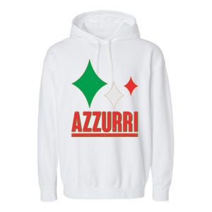 Azzurri Italy Italia Soccer Football 2021 Garment-Dyed Fleece Hoodie