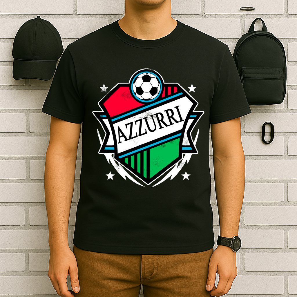 Azzurri Italy Soccer Fan T-Shirt