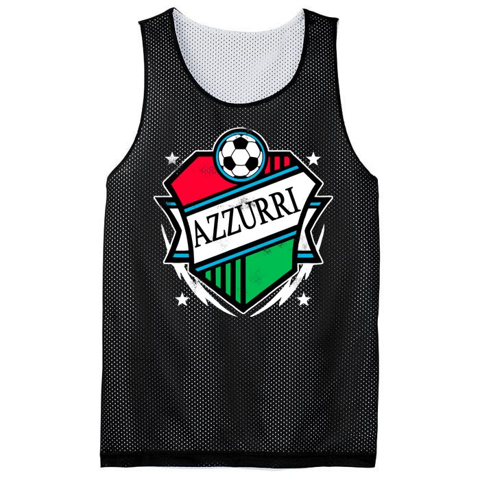 Azzurri Italy Soccer Fan Mesh Reversible Basketball Jersey Tank