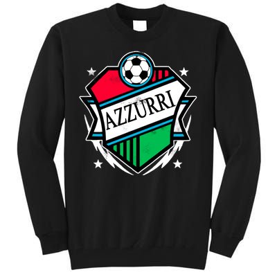 Azzurri Italy Soccer Fan Tall Sweatshirt