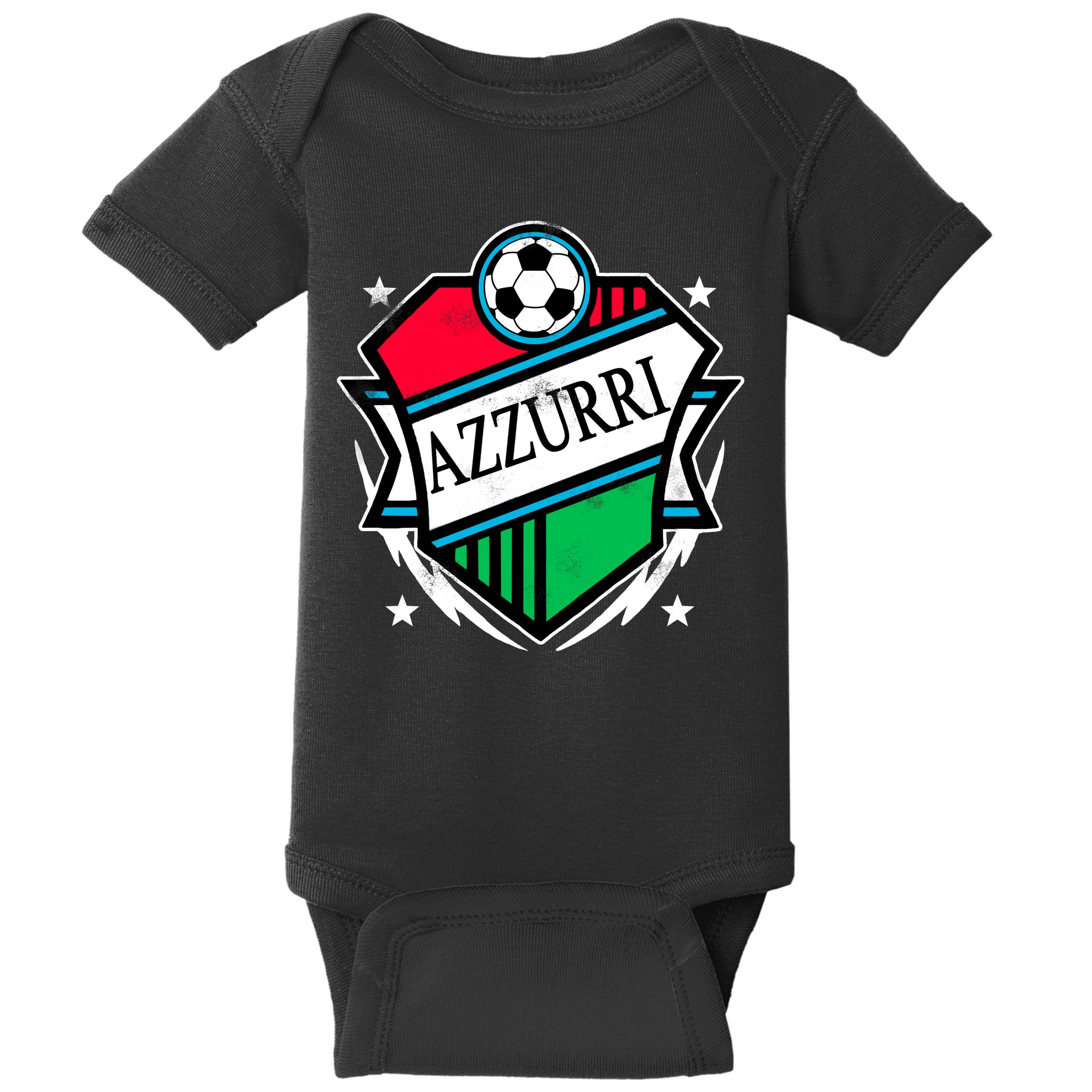 Azzurri Italy Soccer Fan Baby Bodysuit