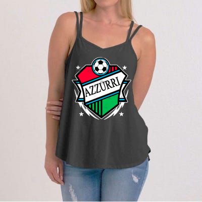 Azzurri Italy Soccer Fan Women's Strappy Tank