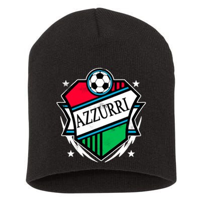 Azzurri Italy Soccer Fan Short Acrylic Beanie