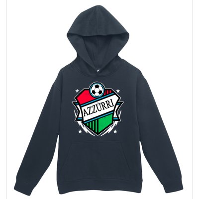 Azzurri Italy Soccer Fan Urban Pullover Hoodie