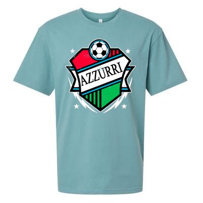 Azzurri Italy Soccer Fan Sueded Cloud Jersey T-Shirt