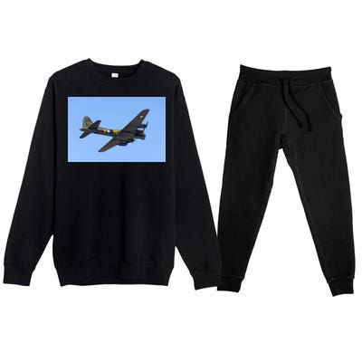 B-17G FLYING FORTRESS Premium Crewneck Sweatsuit Set