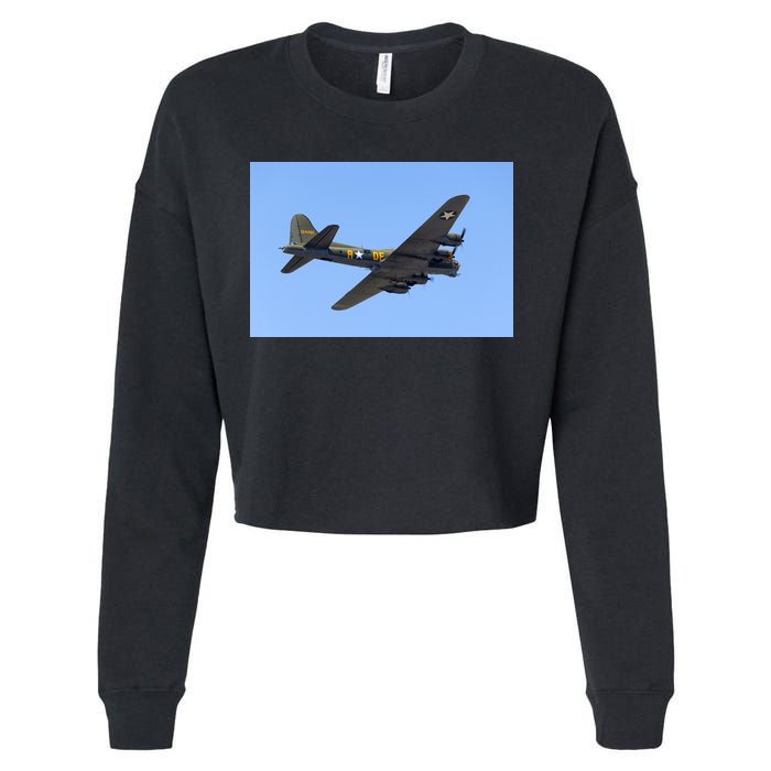 B-17G FLYING FORTRESS Cropped Pullover Crew