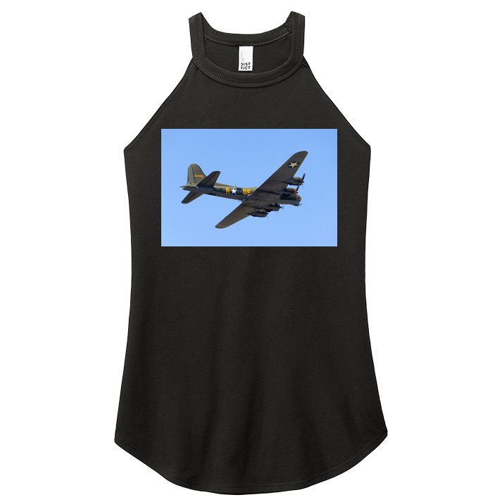 B-17G FLYING FORTRESS Women's Perfect Tri Rocker Tank