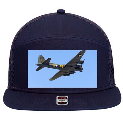 B-17G FLYING FORTRESS 7 Panel Mesh Trucker Snapback Hat