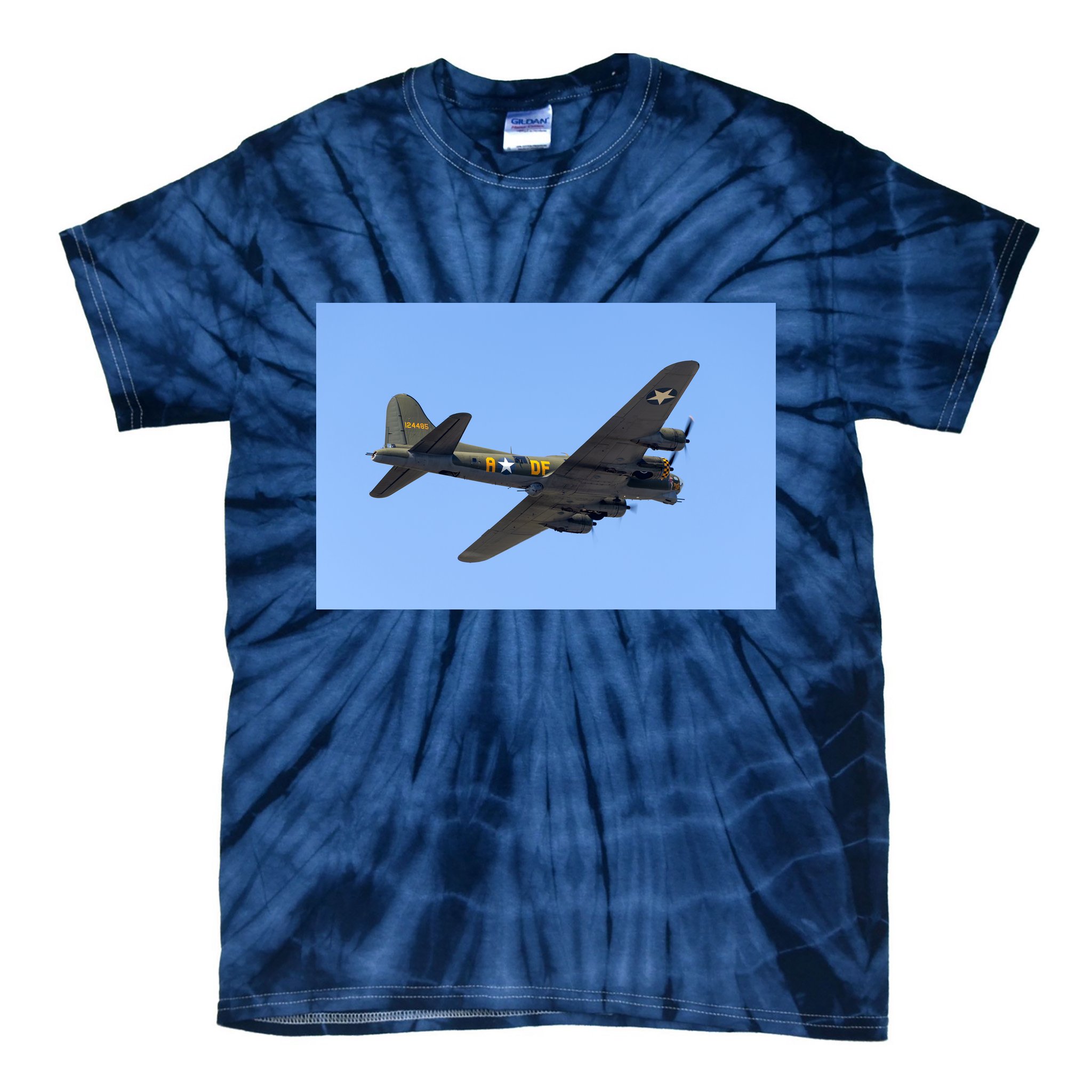 B-17G FLYING FORTRESS Tie-Dye T-Shirt