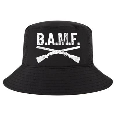B.A.M.F. Guns Badass Cool Comfort Performance Bucket Hat