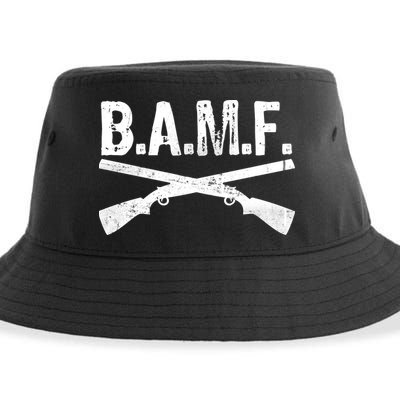 B.A.M.F. Guns Badass Sustainable Bucket Hat