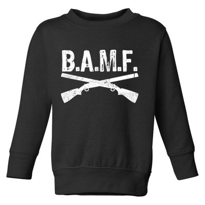 B.A.M.F. Guns Badass Toddler Sweatshirt