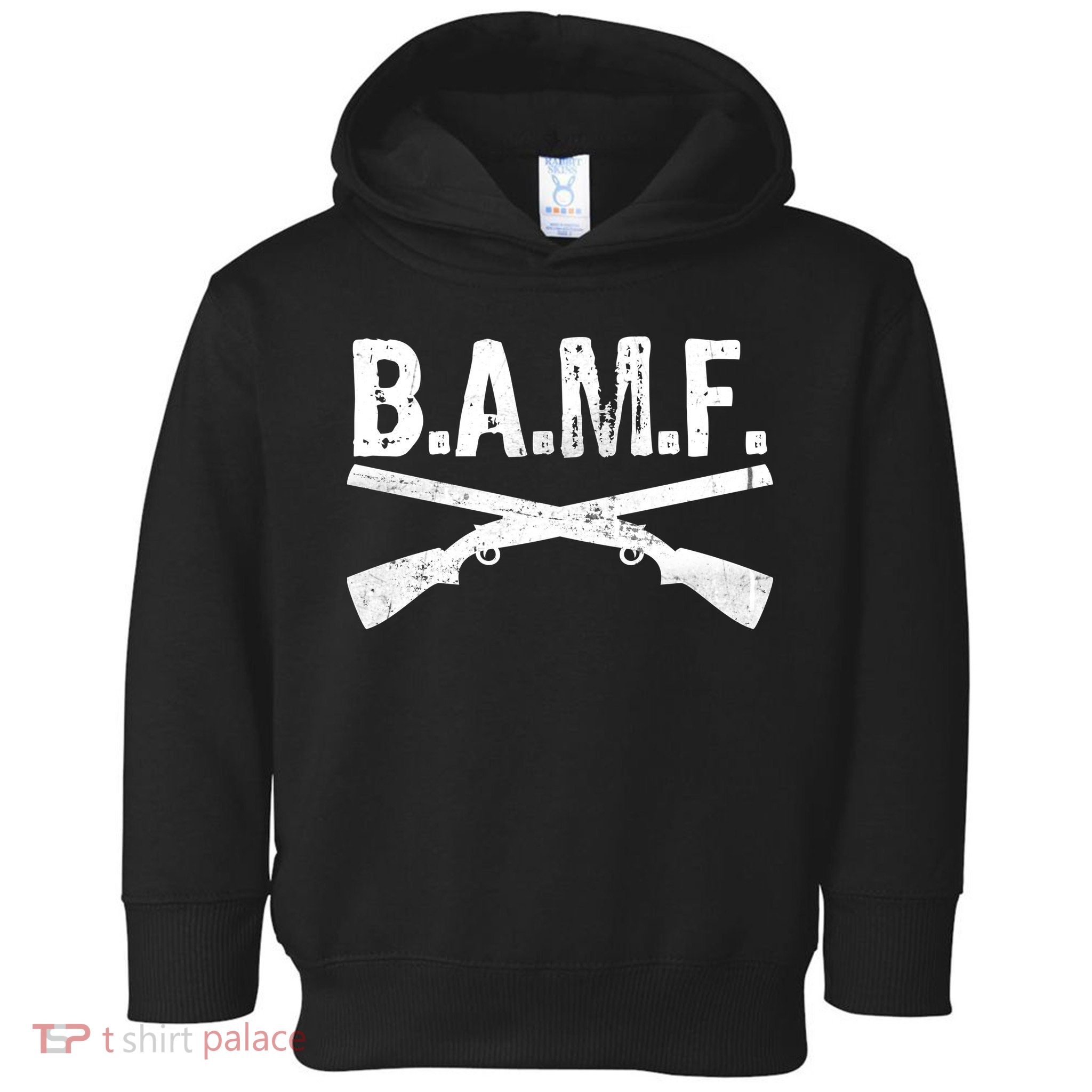 B.A.M.F. Guns Badass Toddler Hoodie