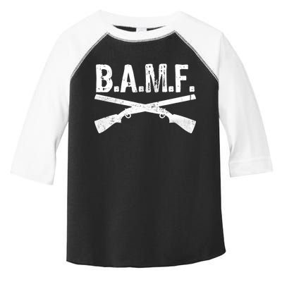 B.A.M.F. Guns Badass Toddler Fine Jersey T-Shirt