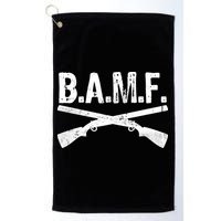 B.A.M.F. Guns Badass Golf Towel