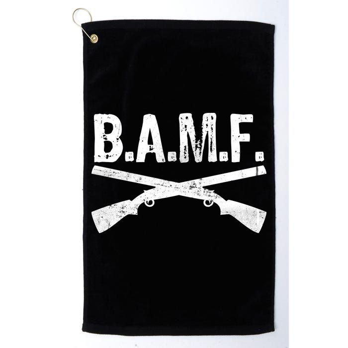 B.A.M.F. Guns Badass Golf Towel