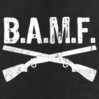 B.A.M.F. Guns Badass Golf Towel
