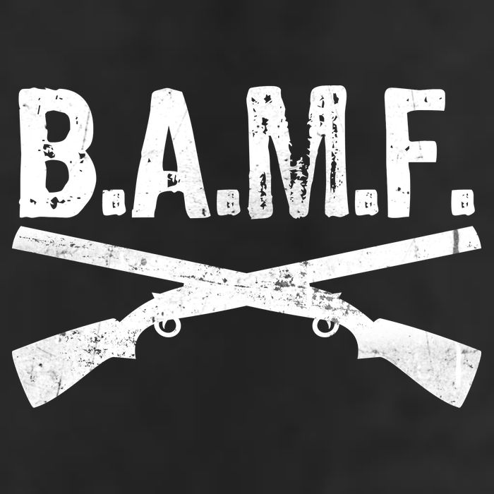 B.A.M.F. Guns Badass Golf Towel