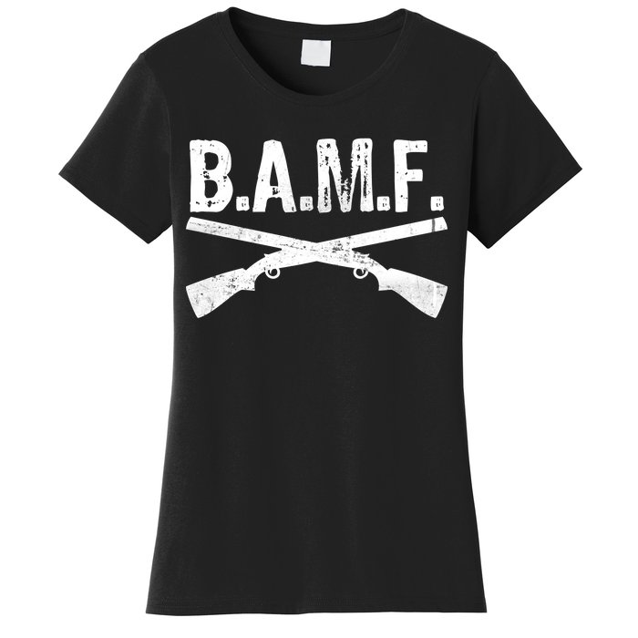 B.A.M.F. Guns Badass Women's T-Shirt