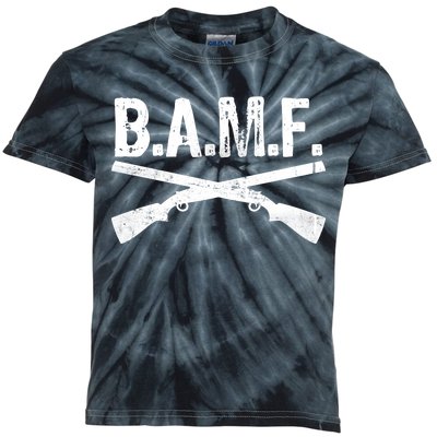 B.A.M.F. Guns Badass Kids Tie-Dye T-Shirt