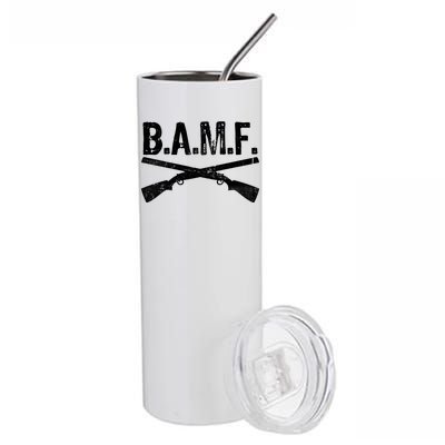 B.A.M.F. Guns Badass Stainless Steel Tumbler