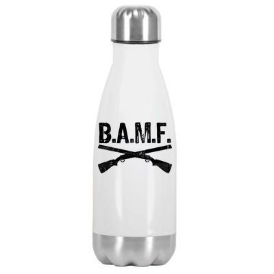 B.A.M.F. Guns Badass Stainless Steel Insulated Water Bottle