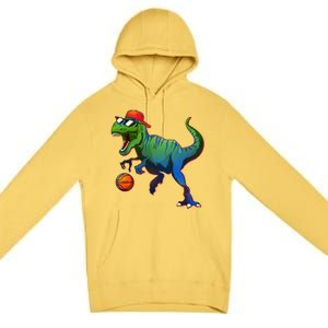 B-Ball T-Rex Premium Pullover Hoodie