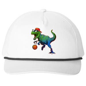 B-Ball T-Rex Snapback Five-Panel Rope Hat