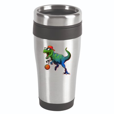 B-Ball T-Rex 16oz Travel Tumbler
