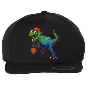 B-Ball T-Rex Wool Snapback Cap