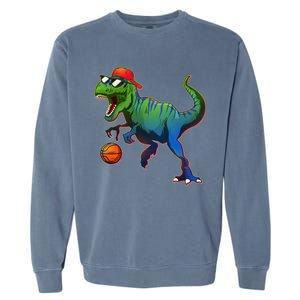 B-Ball T-Rex Garment-Dyed Sweatshirt