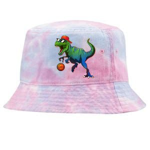 B-Ball T-Rex Tie-Dyed Bucket Hat