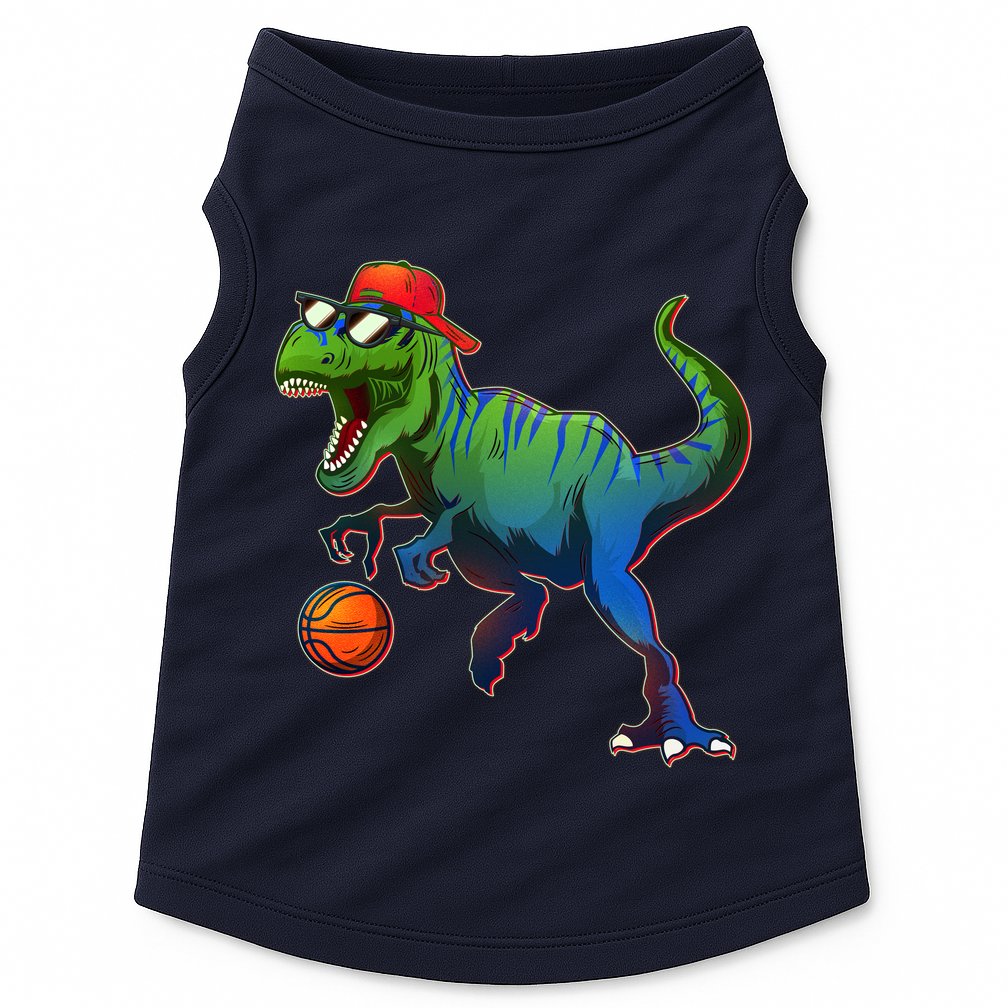 B-Ball T-Rex Doggie Tank