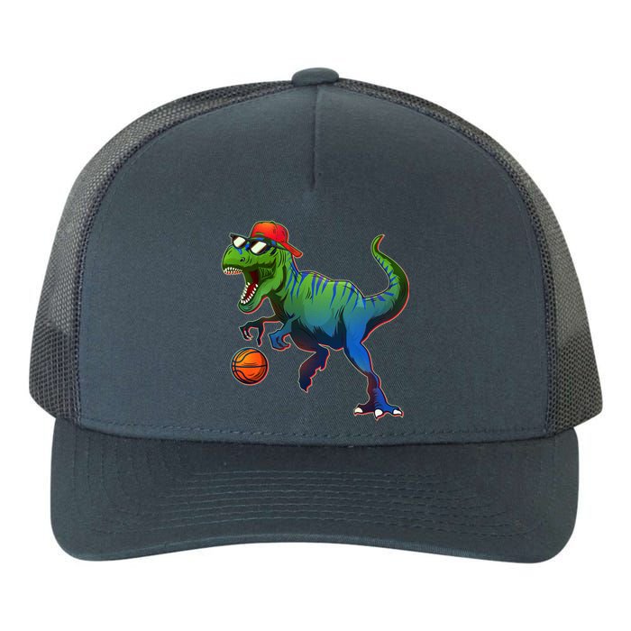 B-Ball T-Rex Yupoong Adult 5-Panel Trucker Hat