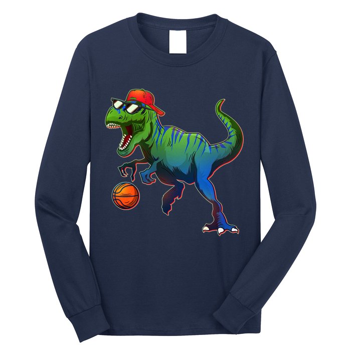 B-Ball T-Rex Long Sleeve Shirt
