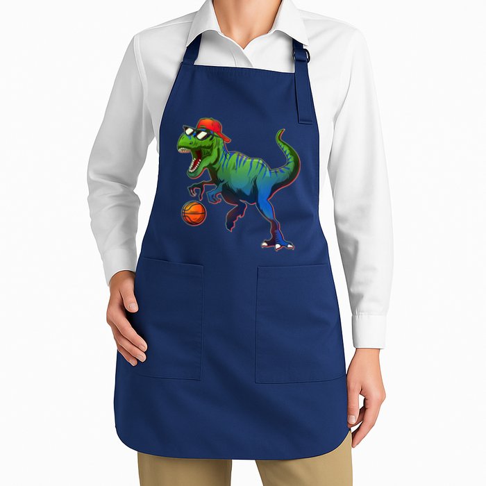 B-Ball T-Rex Full-Length Apron With Pockets
