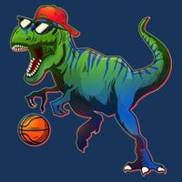 B-Ball T-Rex Full-Length Apron With Pockets