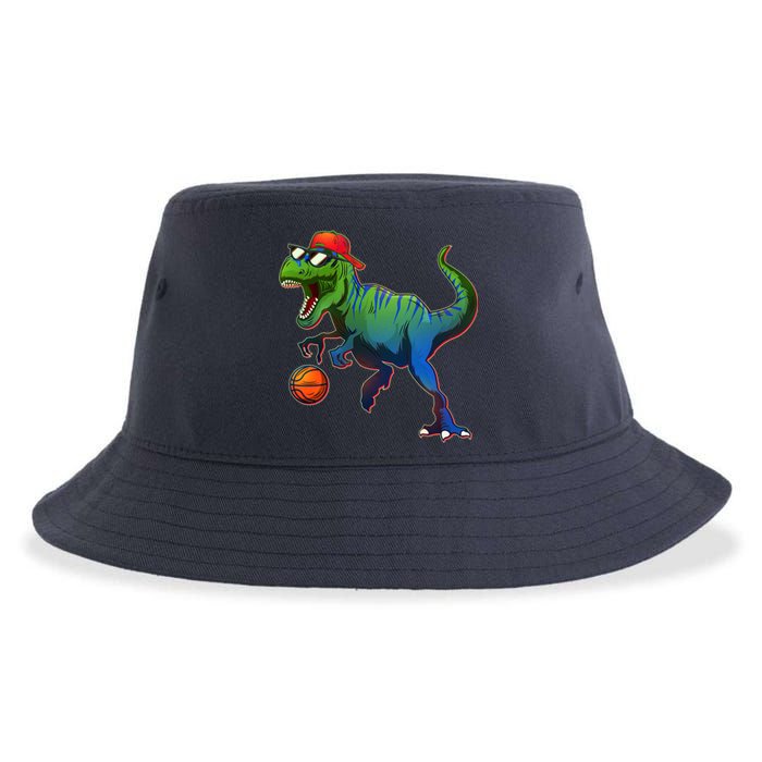 B-Ball T-Rex Sustainable Bucket Hat