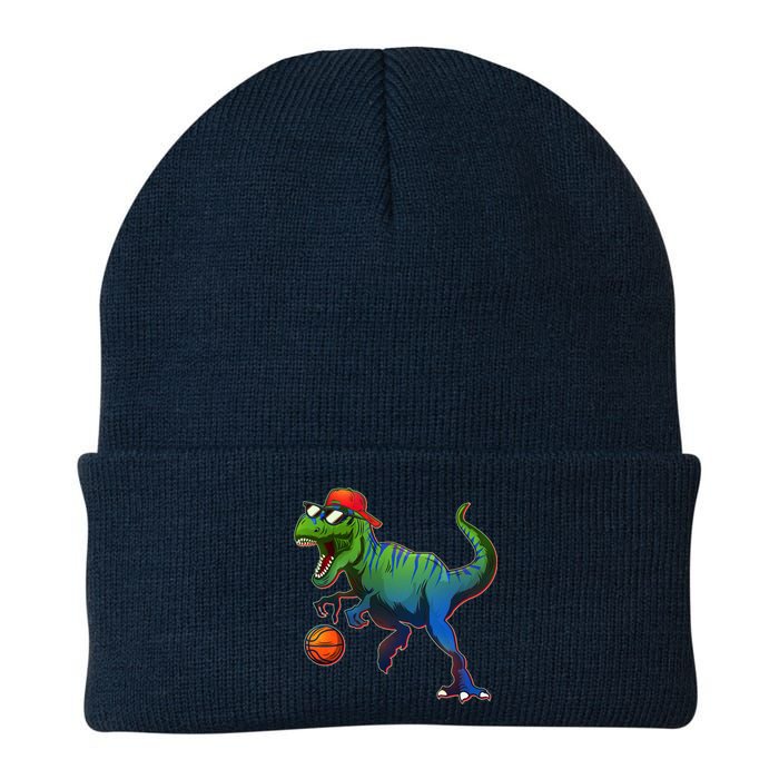 B-Ball T-Rex Knit Cap Winter Beanie