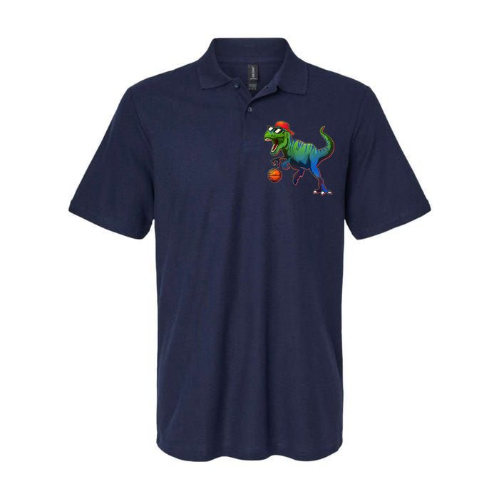 B-Ball T-Rex Softstyle Adult Sport Polo