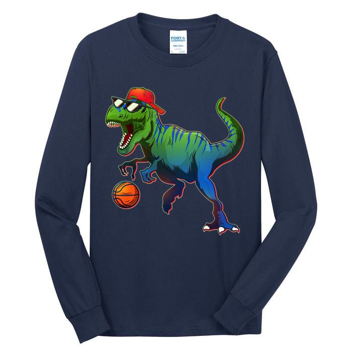 B-Ball T-Rex Tall Long Sleeve T-Shirt