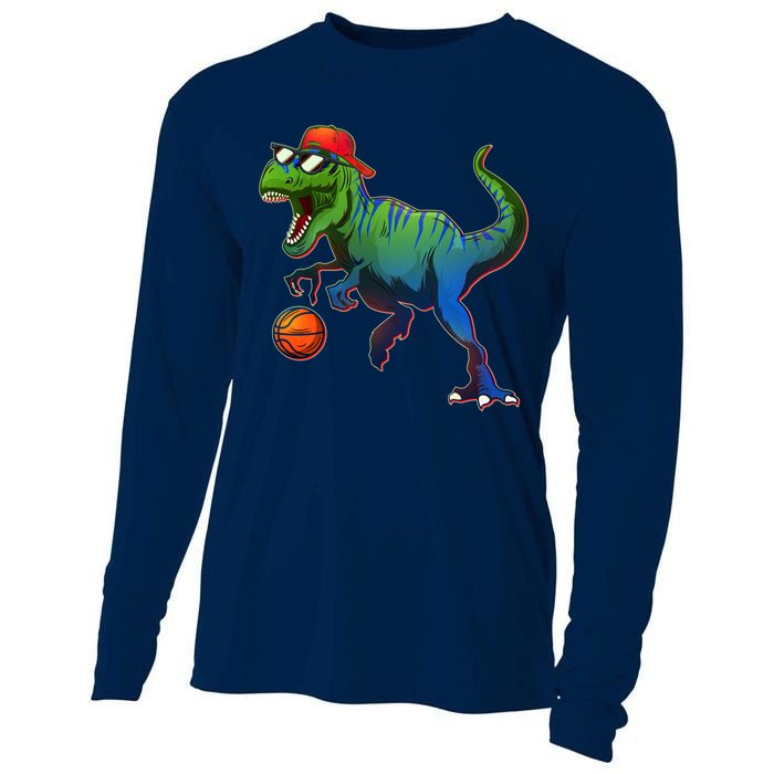 B-Ball T-Rex Cooling Performance Long Sleeve Crew