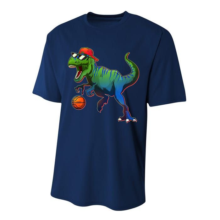 B-Ball T-Rex Performance Sprint T-Shirt