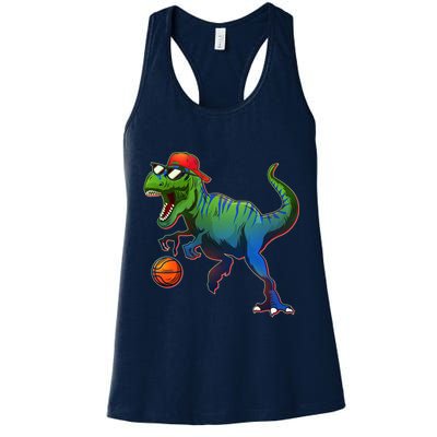 B-Ball T-Rex Womens Tank Top