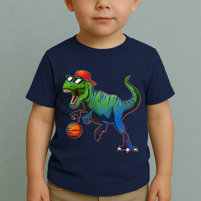 B-Ball T-Rex Toddler T-Shirt
