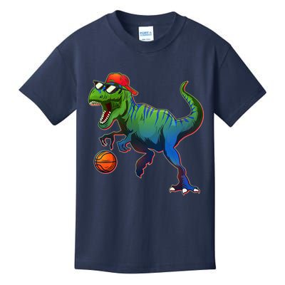 B-Ball T-Rex Kids T-Shirt