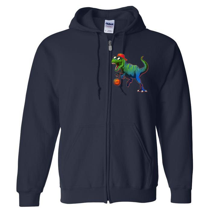 B-Ball T-Rex Full Zip Hoodie